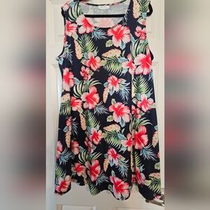 Hawaiian floral dress